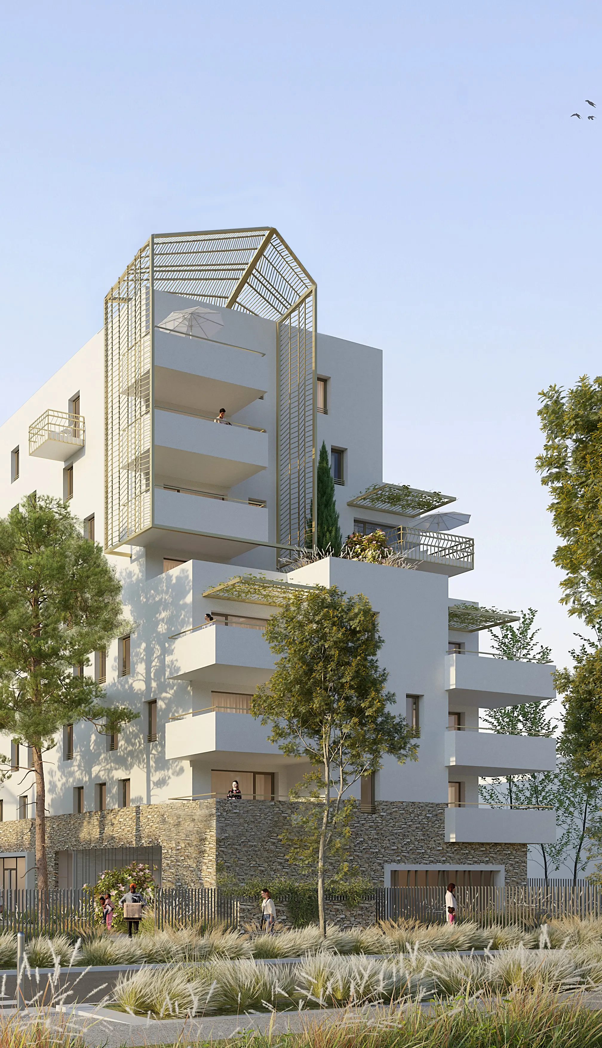 Céline Martin Yellow Architecture – Pina Bausch, Montpellier, Jausserand / ACM Habitat – photo 1